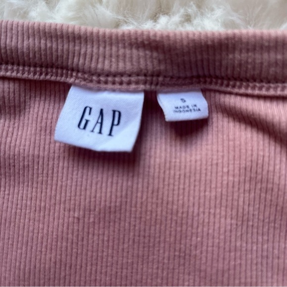 GAP Fit & Flare MIDI Dress Dusty Rose Size S - Picture 7 of 9